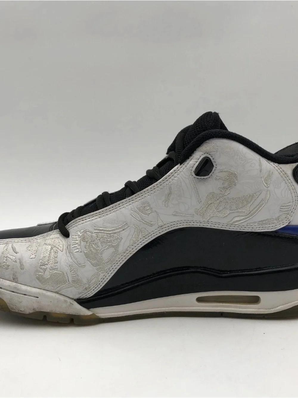 Nike Air Jordan Dub Zero Men’s White Concord Sneakers Size 12.5